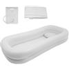 BTGSHYNM Vasca da bagno gonfiabile, 220 x 100 x 38 cm, con pompa ad aria elettrica