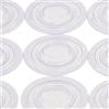 KLEBESHOP24 Clip adesivi per CD, trasparenti, 50 pezzi