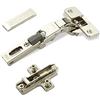 SOTECH 2 x cerniere universali Salice con foratura 110° T48 | con ammortizzatore per porte arrotondate, in battuta e profilate con piastra trasversale altezza 3 mm