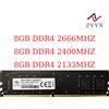 ZVVN For 8GB DDR4 2666MHz 2400MHZ 2133MHZ CL19 288Pin Memory Desktop RAM