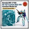Bandai MG 1/100 Re-GZ Custom RGZ-91B Gundam Model Kit Premium Bandai NUOVO