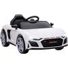 AIYAPLAY Macchina Elettrica per Bambini 3-6 Anni Audi con Telecomando, Bianco