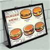 BurgerTech Trucco Magia 4D Hamburger Apparizione Cornice Illusione Scena Comico