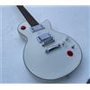 Chitarra solidbody 24,7" bianca lucida, pickup HH, hardware cromato, 24 tasti