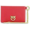Pinko CARDHOLDER CHAIN VITELLO SETA