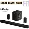 StarTech Soundbar - Serie Skywave - 530 W - Dolby Atmos - Subwoofer wireless da 16,5 cm - 2 altoparlanti posteriori wireless - HDMI eARC - Bluetooth 5.4
