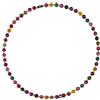 eleewoo Personalised Initial Choker Necklace for Women Magnetic Clasp, Collana Pietre Naturali Ametista Ossidiana Corniola Turchese Occhio di Tigre Tormalina Acciaio Inox Regalo 50cm