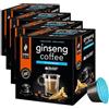 King Cup - 1 Confezione da 40 Capsule di Ginseng da Zuccherare, 10 Capsule 100% Compatibili con Sistema Nescafè Dolce Gusto di Bevanda al Gusto di Ginseng, Senza Glutine e Senza Lattosio