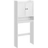 VASAGLE Mobiletto Bagno Salvaspazio Sopra Water, con Ante