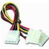 Gembird Cavo Gembird (Molex 4-pin - Molex 4-pin ; 0 15 m; nero) [CC-PSU-1]