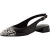 Tamaris décolleté slingback da donna con tacco a blocco nero 41 EU