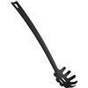 Fackelmann Wok Pasta Asia Line, Utensile da Cucina in plastica, Cucchiaio per pentole e padelle rivestite (Colore: Nero), quantità: 1 Pezzo, ca. 32 cm
