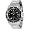 Invicta Pro Diver - Orologio da Uomo in Acciaio Inossidabile con Movimento Automatico - 43 mm, Argento/Nero