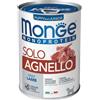 Monge Monoprotein Patè Solo Agnello 400g Puppy Lattina Cani Cuccioli