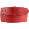BELTINGER Cintura intercambiabile in pelle bovina pieno fiore con bottoni a pressione 4 cm | cintura con bottoni a pressione per donna e uomo 40mm | cintura in pelle senza fibbia 4cm