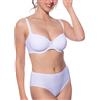 Selene, Reggiseno Contenitivo Donna con Fascia Alta e Ferretto, Coppe Imbottite e Cuciture Piatte, Collezione Morella