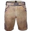 Edelnice Trachtenmode Linus - Pantaloni corti in pelle di capra tradizionale bavarese, taglia 46-64