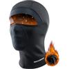 ROCKBROS Passamontagna Moto Invernale, Passamontagna Sci Termico Antivento, Sottocasco Caldo Multifunzionale per Uomo Donna, Copertura di Viso Integrale per Ciclismo, Sci, Moto e Outdoor Taglia Unica