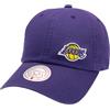 Mitchell & Ness NBA Micro Lefty Strapback Dad Cap Los Angeles Lakers Viola