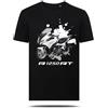 AZgraphishop T-Shirt con Grafica R 1250 RT White Splatter Style TS-BM-061