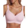 Bresdk Reggiseno Senza Ferretto Donna Scollo a V Senza Cuciture Comodo | BH ohne Bügel, Spitzen-Bralette, Gepolstert, Nahtlos, Verstellbare Träger, Weiche Cups, Natürlicher Halt, Für Alltag, Arbeit