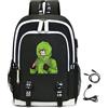 LKY STAR Dreamwastaken Dream Smile Merch Zaino con Caricatore USB e Cuffie e Porta Portatile Unisex Zainetto Scuola Media Ragazza e Ragazzo Casual Backpack Daypack