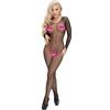 Cottelli Crotchless Net Catsuit 2551896 Black S/M/L