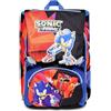Seven Zaino Sdoppiabile BIG SONIC PRIME Rosso Nero Tasche multifunzione Tasca