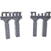 EnderToys Destroyed Roman Aqueducts, Terrain Scenery per Tavolo 32 mm Miniature Wargame, Stampa 3D e verniciabile