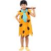 Funidelia Costume Fred Flintstones - I Flintstones per Bambino, Licenza Ufficiale, Taglia 5-6 Anni The Flintstones, Cartoni Animati - Vestito per Bambini per Feste, Carnevale e Halloween