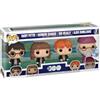 Funko POP! Harry Potter - Confezione da 4 - Harry, Silente, Ron e Hermione