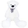MAKOSAS Orsacchiotto morbido peluche per bambini, 180 cm (bianco)