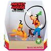 Bullyland 15085 - Set di personaggi da gioco Walt Disney Mickey Mouse e Goofy, statuette dipinte a mano, senza PVC, ottimo regalo per ragazzi e ragazze per giocare a fantasia