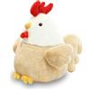 LGWJHCY Peluche di pollo di colore chiaro, bambola di peluche di animali, decorazione di peluche, un regalo magico per ragazzi e amici, perfetto come decorazione della stanza e compagno di tutti i