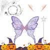 Generico Da Fata Costume Angelo Traspiranti E Avvolgenti Con Fascia Elastica | Da Farfalla Per Costume Di Halloween Per Palcoscenico, Feste, Eventi Festivi, Adulti, Adolescenti, Fidanzata, Bambini