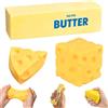 Huifengjie Butter Squishy Set, 3 Pezzi Giocattolo Antistress Morbido Slow Rising, Fidget Toy Rilassante in Materiale PU, Idea Regalo e Party Favor per Bambini, Adulti, Ufficio e Casa