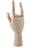BQLZR 17.8cm Manichino Snodato manichino In legno Mano Destra per l'arte Practica