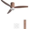CREATE / WINDCALM M/Ventilatore da soffitto ABS con luce moka con controllore e telecomando / 40W, Temporizzatore Ø132 cm, 6 velocità, 3 temperature di luce, funzione estate-inverno