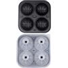 MiOYOOW Stampo per Cubetti di Ghiaccio in Silicone, Stampi per Ghiaccio a Forma di Pallone da Calcio/Basket/Rugb, Vassoio per Cubetti di Ghiaccio per Bevande Whisky Vino Caffè e Succo di Frutta