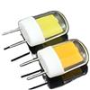 Generic XYAL Lampadine, Confezione da 10, Mini Lampade LED COB AC220V 5W BA15D/BA15S/E11/E12/E14/G4/G8/G9 Luci for lampadari Copertura in vetro + Ceramica(Warm White,G8)