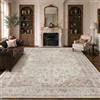 Sour Lemon Tappeto vintage per soggiorno, 200 x 300 cm, marrone, a pelo