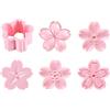 Ldbuejiaja Ciliegio Fiore Di Biscotti Taglierina Per Il Taglio Di Decorazioni E Stile Di Goffratura Diretta Alimenti Materiale Plastica Sicuro Formmini Biscotti Di Plastica Per Bambini Tetto Di Gioco