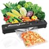 talifoca Sigillatrice sottovuoto per alimenti con 10 PCS di sacchetti per sigillatura sottovuoto Sacchetti di stoccaggio riutilizzabili per la conservazione degli alimenti,la cottura sous vide