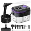 G-STORY Pulitore a vapore per casa e auto, 1700ML, 6 livelli, 16 accessori | Per Casa e Auto, 16 Accessori Inclusi, 6 Livelli di Vapore, Capacità 1700ML