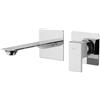 MAMOLI Rubinetto per lavabo ad incasso getto aerato Flat cromato lucido MAMOLI