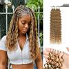 Renyarch Miracle Deep Wave Mini Knots Crochet Human Hair Bundles for Black Women 14 Pollici Crochet Human 50g 40c 27# Water Wave Wet and Wavy Invisible Knotless Curly Extensions