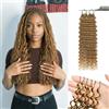 Renyarch Miracle Deep Wave Mini Knots Crochet Human Hair Bundles for Black Women 18 Pollici Crochet Human 50g 40c 27# Water Wave Wet and Wavy Invisible Knotless Curly Extensions