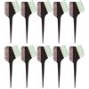 LALAFINA Pettine per Colorazione Capelli Nero in Plastica, 10 Pezzi | Kit per Tintura Fai da Salone, Strumenti per Parrucchieri, Comodi da Impugnare, Uso Professionale