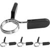 DEARMAMY 4 Pezzi Molletta a Molla per Bilanciere e Manubrio, Acciaio Inox