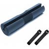 Baoblaze Weightlifting Neck Pad Cuscino Bilanciere Protezione Collo Spalle Accessorio Sollevamento in Schiuma NBR con Design Curvo Antiscivolo Adatto per Squat, color to 2, Con Cinturino Nero